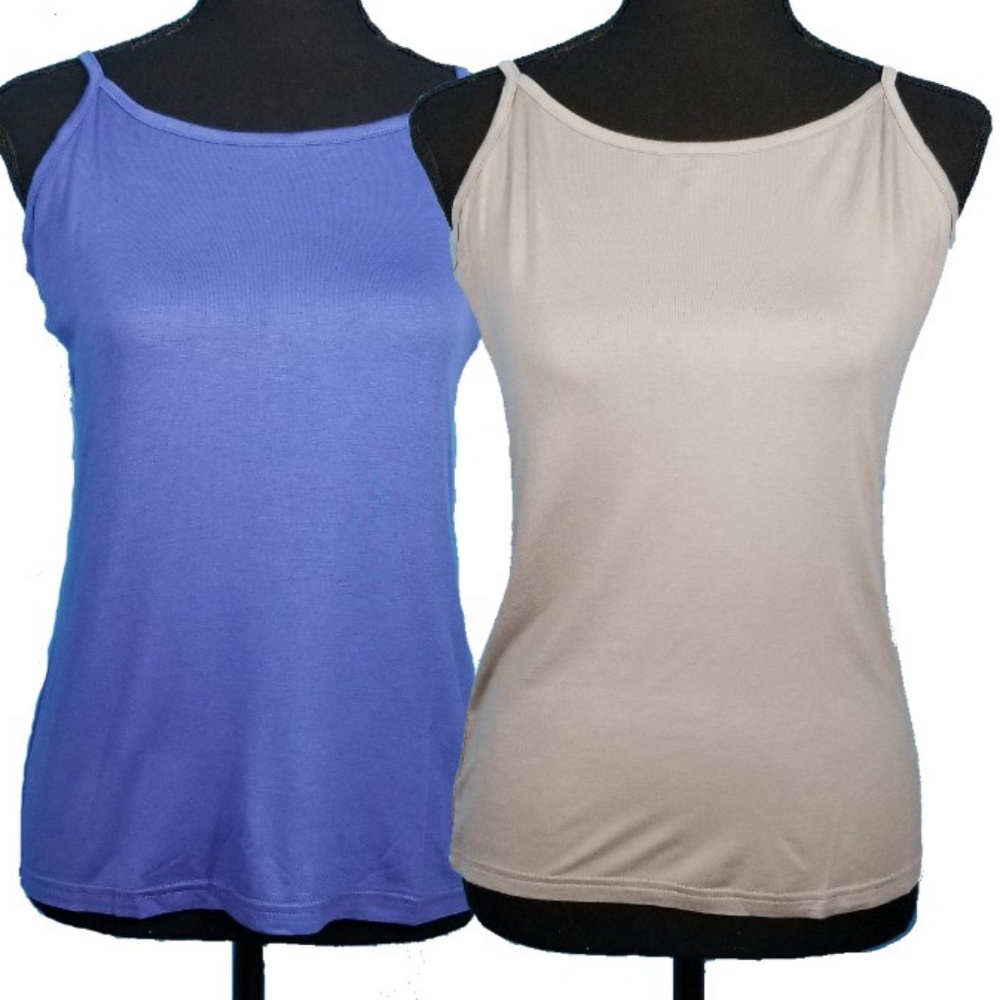 Agiato Camisoles (2) Blue and Grey size XL